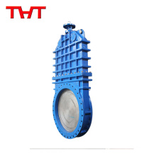 Low pressure customized delta rubber seat iron kinfe gate valve